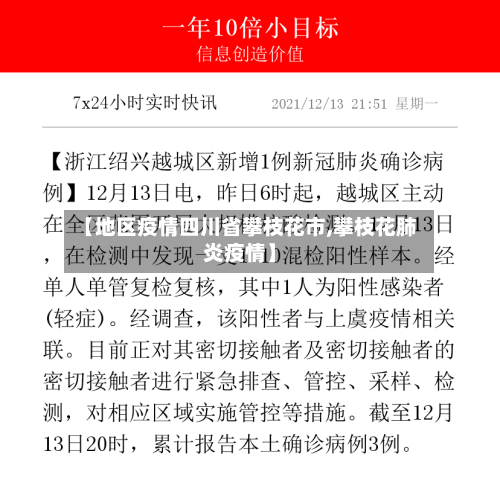 【地区疫情四川省攀枝花市,攀枝花肺炎疫情】