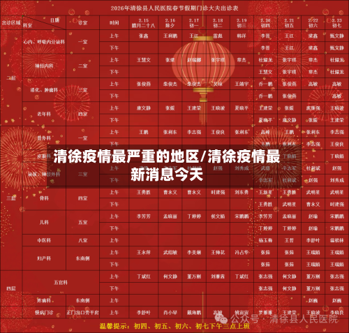 清徐疫情最严重的地区/清徐疫情最新消息今天-第3张图片