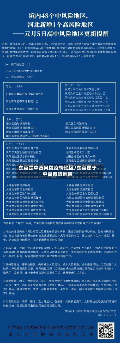 东莞是中高风险疫情地区/东莞属于中高风险地区