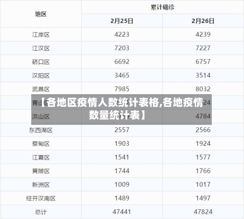 【各地区疫情人数统计表格,各地疫情数量统计表】-第2张图片
