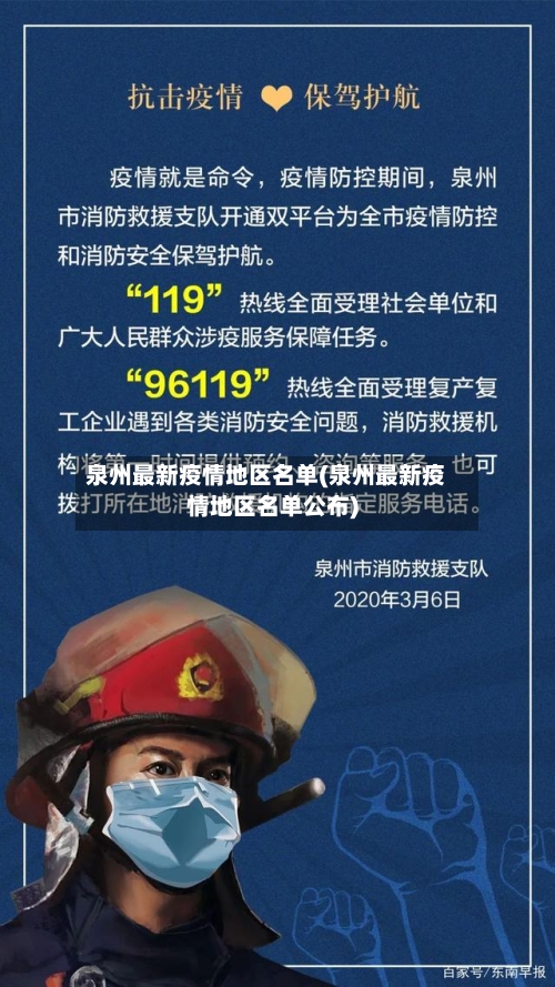 泉州最新疫情地区名单(泉州最新疫情地区名单公布)-第2张图片