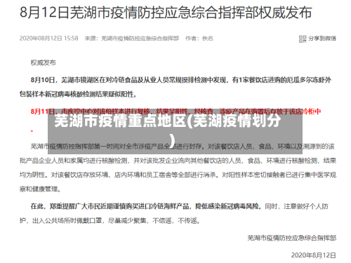 芜湖市疫情重点地区(芜湖疫情划分)-第3张图片