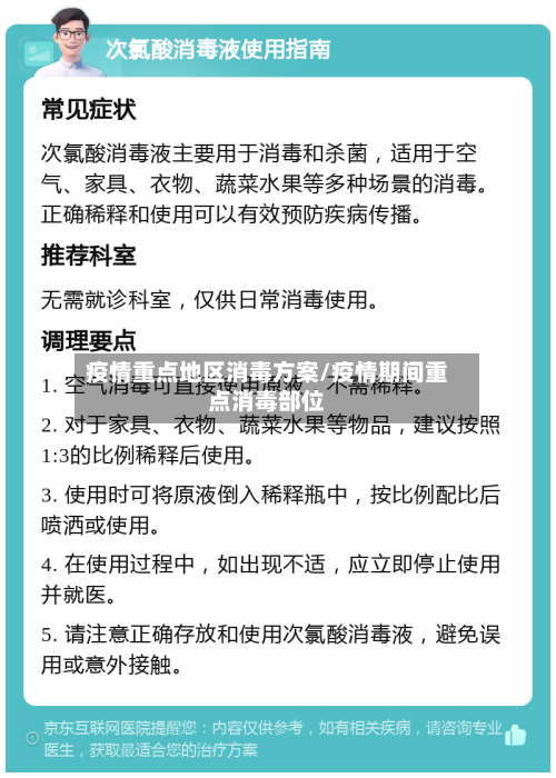 疫情重点地区消毒方案/疫情期间重点消毒部位-第2张图片