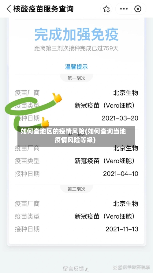 如何查地区的疫情风险(如何查询当地疫情风险等级)-第3张图片