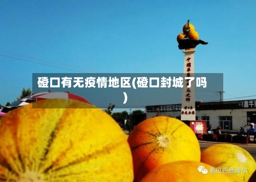 磴口有无疫情地区(磴口封城了吗)-第2张图片