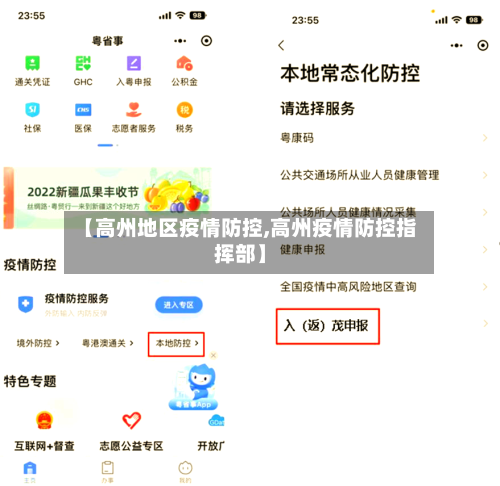 【高州地区疫情防控,高州疫情防控指挥部】