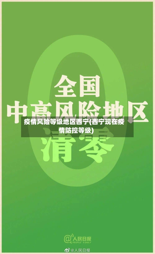 疫情风险等级地区西宁(西宁现在疫情防控等级)