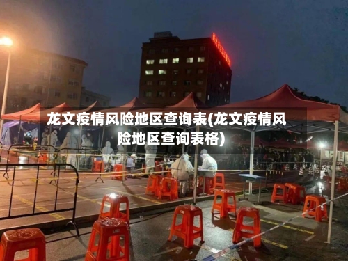 龙文疫情风险地区查询表(龙文疫情风险地区查询表格)