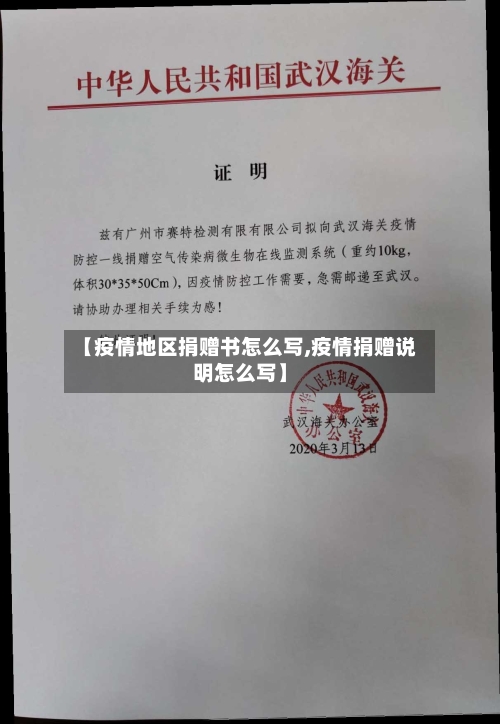 【疫情地区捐赠书怎么写,疫情捐赠说明怎么写】-第3张图片