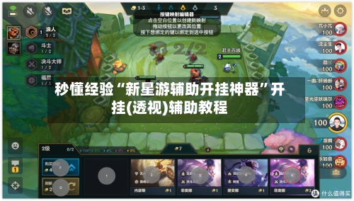 秒懂经验“新星游辅助开挂神器	”开挂(透视)辅助教程-第2张图片