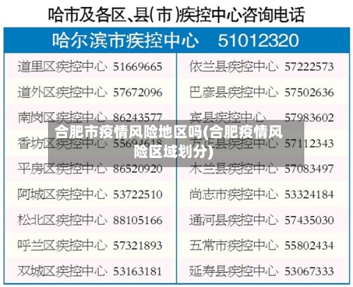 合肥市疫情风险地区吗(合肥疫情风险区域划分)-第2张图片