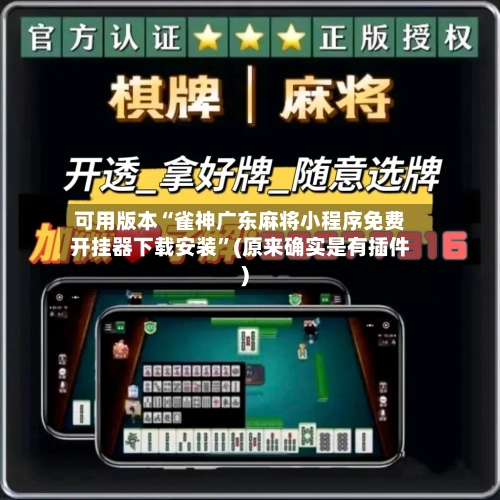 可用版本“雀神广东麻将小程序免费开挂器下载安装	”(原来确实是有插件)-第2张图片