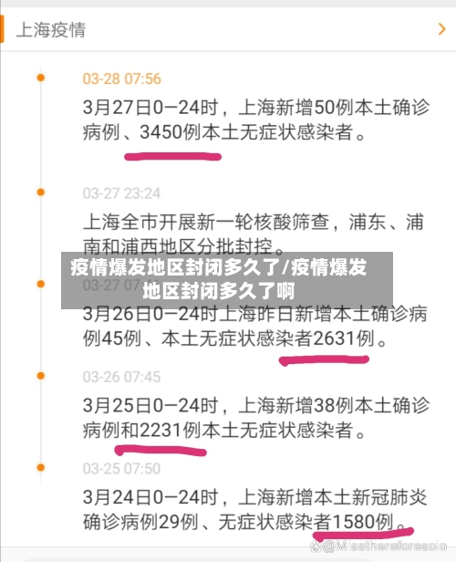 疫情爆发地区封闭多久了/疫情爆发地区封闭多久了啊