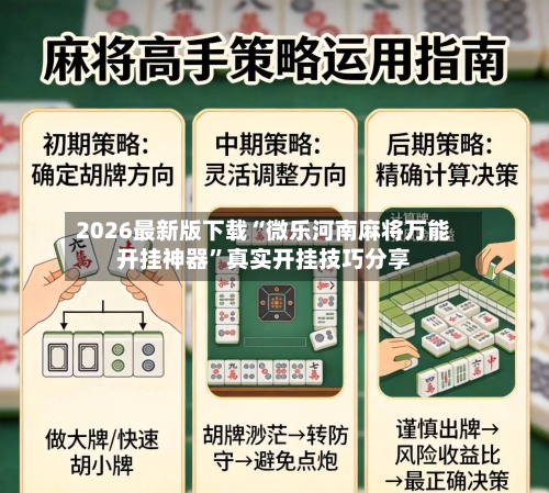 2026最新版下载“微乐河南麻将万能开挂神器”真实开挂技巧分享-第3张图片