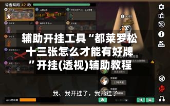 辅助开挂工具“都莱罗松十三张怎么才能有好牌	”开挂(透视)辅助教程-第2张图片