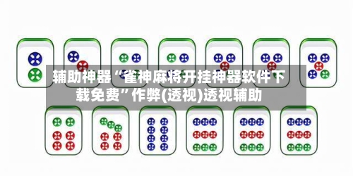 辅助神器“雀神麻将开挂神器软件下载免费	”作弊(透视)透视辅助-第2张图片