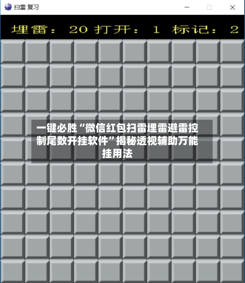 一键必胜“微信红包扫雷埋雷避雷控制尾数开挂软件	”揭秘透视辅助万能挂用法-第2张图片