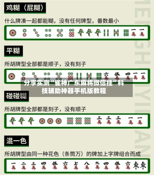 分享实测“雀神广东麻将微信挂”科技辅助神器手机版教程-第2张图片