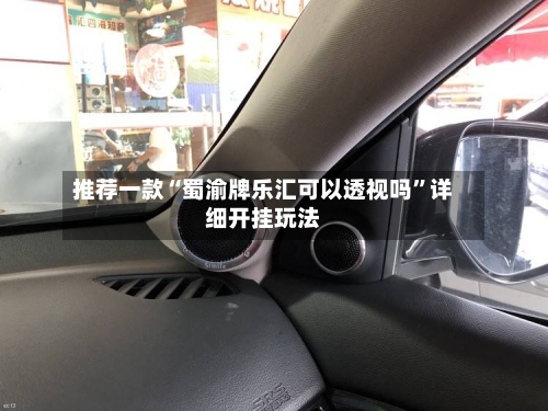 推荐一款“蜀渝牌乐汇可以透视吗”详细开挂玩法