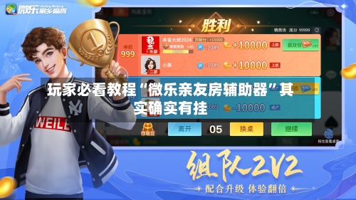 玩家必看教程“微乐亲友房辅助器”其实确实有挂-第3张图片