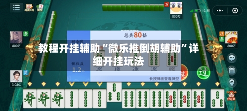 教程开挂辅助“微乐推倒胡辅助”详细开挂玩法-第3张图片