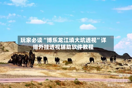 玩家必读“博乐龙江填大坑透视”详细外挂透视辅助软件教程-第2张图片