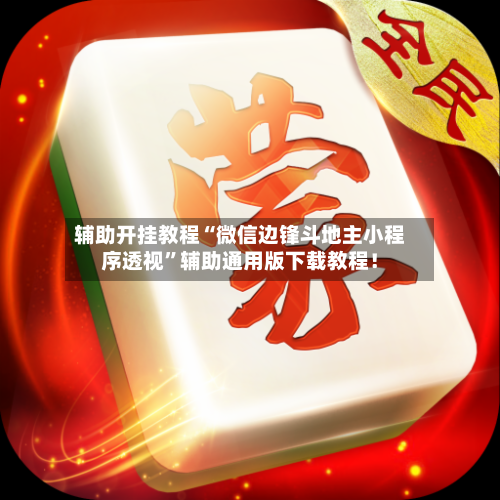 辅助开挂教程“微信边锋斗地主小程序透视”辅助通用版下载教程！-第3张图片