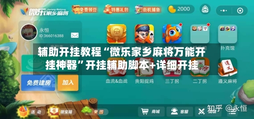 辅助开挂教程“微乐家乡麻将万能开挂神器”开挂辅助脚本+详细开挂-第2张图片