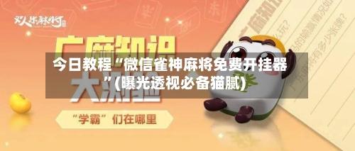 今日教程“微信雀神麻将免费开挂器”(曝光透视必备猫腻)-第2张图片