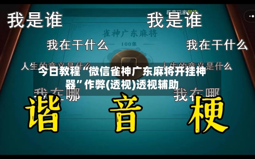 今日教程“微信雀神广东麻将开挂神器”作弊(透视)透视辅助