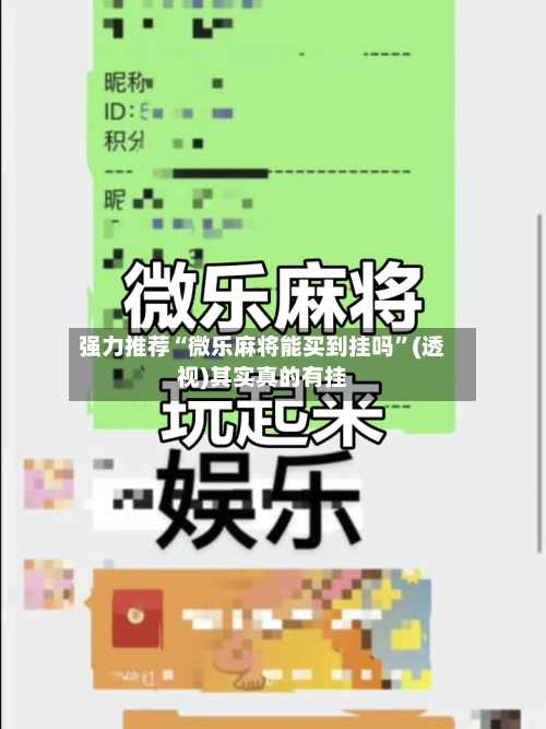 强力推荐“微乐麻将能买到挂吗	”(透视)其实真的有挂-第2张图片