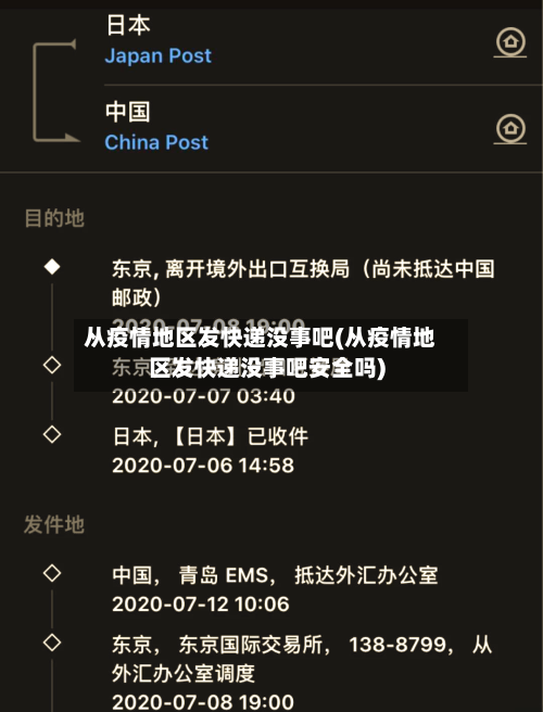 从疫情地区发快递没事吧(从疫情地区发快递没事吧安全吗)-第3张图片