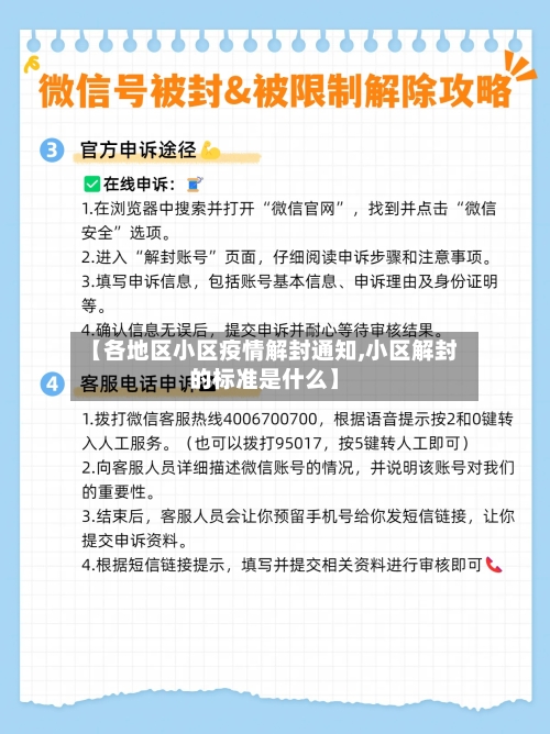 【各地区小区疫情解封通知,小区解封的标准是什么】-第2张图片