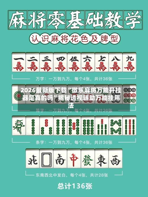 2026最新版下载“微乐麻将万能开挂器是真的吗”揭秘透视辅助万能挂用法-第3张图片