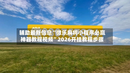 辅助最新信息“微乐麻将小程序必赢神器教程视频	”2026开挂教程步骤-第2张图片