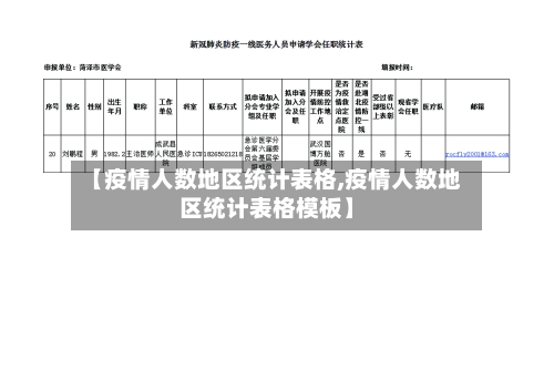 【疫情人数地区统计表格,疫情人数地区统计表格模板】