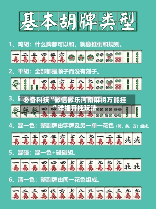 必备科技“微信微乐河南麻将万能挂	”详细开挂玩法-第2张图片