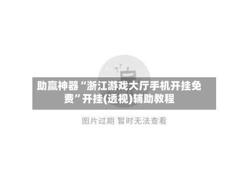 助赢神器“浙江游戏大厅手机开挂免费”开挂(透视)辅助教程