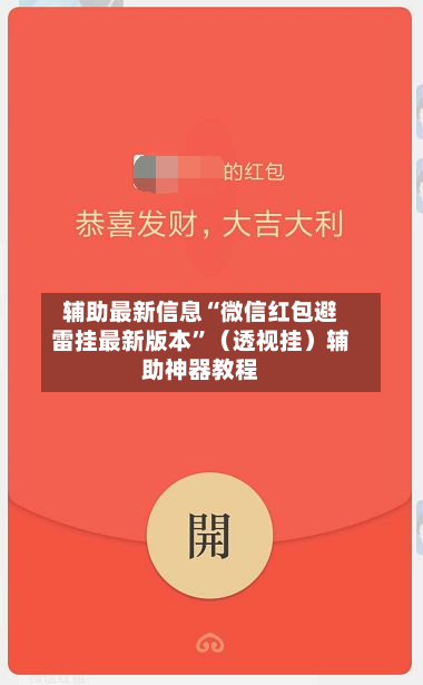 辅助最新信息“微信红包避雷挂最新版本	”（透视挂）辅助神器教程-第2张图片