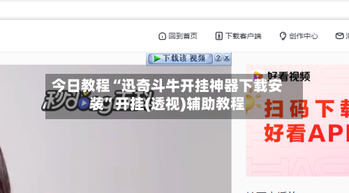 今日教程“迅奇斗牛开挂神器下载安装	”开挂(透视)辅助教程-第2张图片