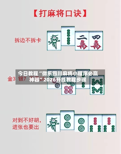 今日教程“微乐四川麻将小程序必赢神器”2026开挂教程步骤-第2张图片