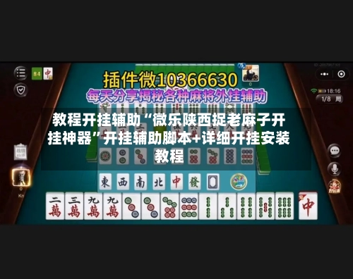 教程开挂辅助“微乐陕西捉老麻子开挂神器”开挂辅助脚本+详细开挂安装教程