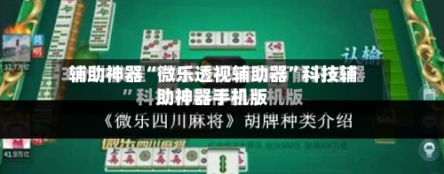 辅助神器“微乐透视辅助器”科技辅助神器手机版-第2张图片