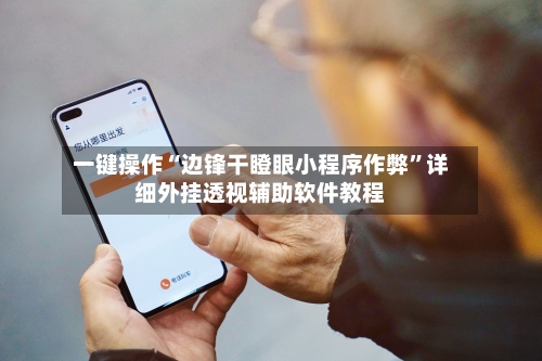 一键操作“边锋干瞪眼小程序作弊”详细外挂透视辅助软件教程-第2张图片