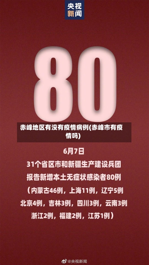 赤峰地区有没有疫情病例(赤峰市有疫情吗)