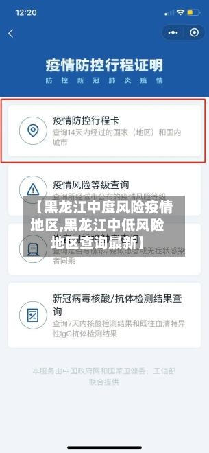 【黑龙江中度风险疫情地区,黑龙江中低风险地区查询最新】-第2张图片