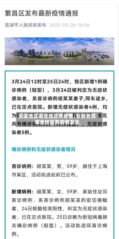 安徽地区哪些地区有疫情/安徽地区哪些地区有疫情发生
