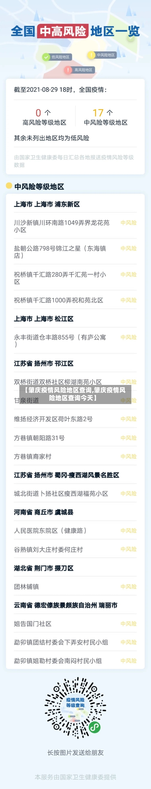 【肇庆疫情风险地区查询,肇庆疫情风险地区查询今天】-第2张图片